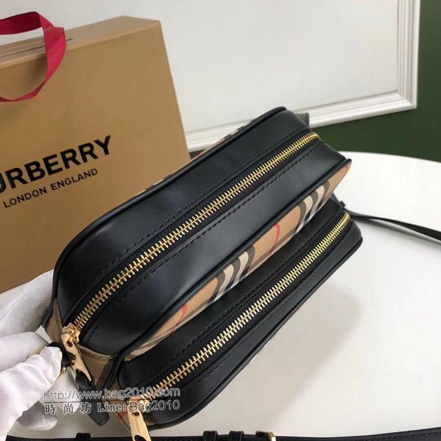 Burberry專櫃新款包包 巴寶莉Vintage復古格紋相機包  db1181